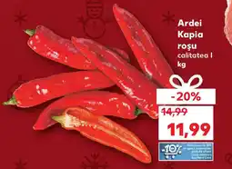 Kaufland Ardei Kapia roşu Ofertă