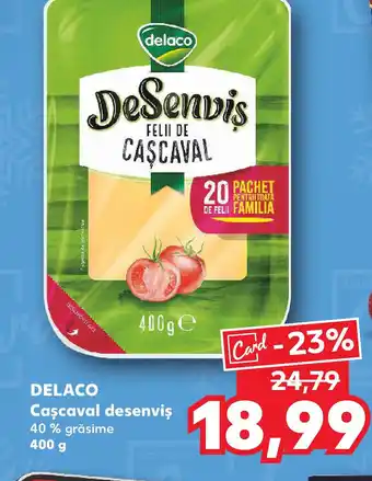 Kaufland DELACO Cascaval desenviş Ofertă