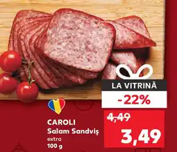 Kaufland CAROLI Salam Sandviş Ofertă