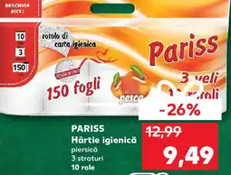 Kaufland PARISS Hârtie igienică Ofertă