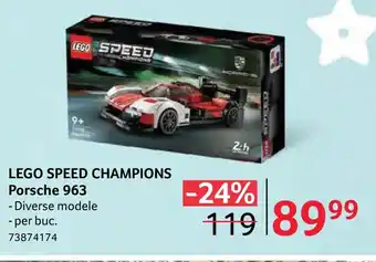 Selgros LEGO SPEED CHAMPIONS Porsche 963 Ofertă