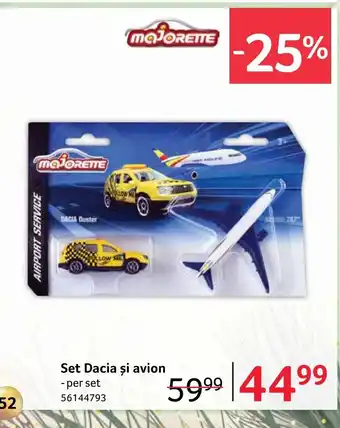 Selgros Set Dacia și avion Ofertă