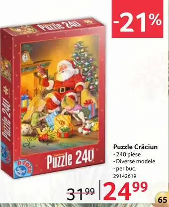 Selgros Puzzle Crăciun Ofertă