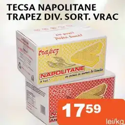 Unicarm TECSA Napolitane trapez div. sort. vrac Ofertă