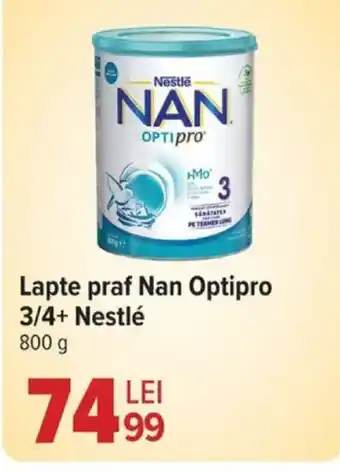 Carrefour Lapte praf Nan Optipro 3/4+ NESTLE Ofertă