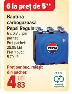 Carrefour Băutură carbogazoasă PEPSI Regular Ofertă