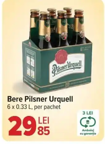 Carrefour Bere Pilsner Urquell Ofertă