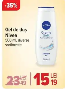 Carrefour Gel de duş NIVEA Ofertă