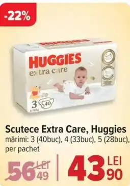 Carrefour Scutece Extra Care, HUGGIES Ofertă