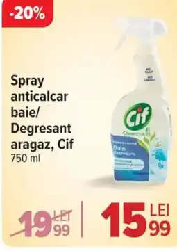 Carrefour Spray anticalcar baie/ Degresant aragaz, CIF Ofertă