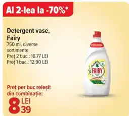 Carrefour Detergent vase, FAIRY Ofertă