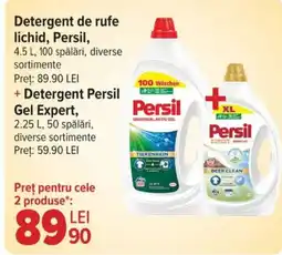 Carrefour Detergent de rufe lichid, PERSIL Ofertă