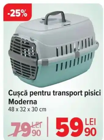 Carrefour Cuşcă pentru transport pisici Moderna Ofertă