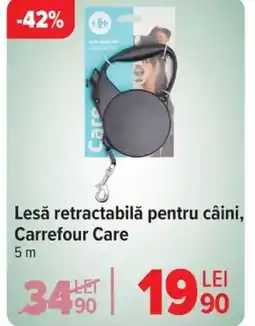 Carrefour Lesǎ retractabilă pentru câini, Carrefour Care Ofertă