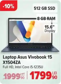 Carrefour Laptop Asus Vivobook 15 X1504ZA Ofertă