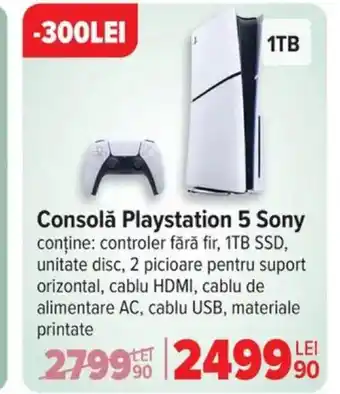 Carrefour Consolǎ Playstation 5 Sony Ofertă