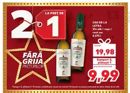 Kaufland CAII DE LA LETEA Vin alb / roşu / rosé sec Ofertă