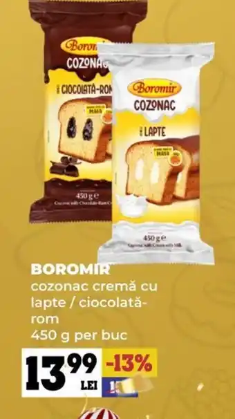 Annabella BOROMIR cozonac cremă cu lapte / ciocolată- rom Ofertă