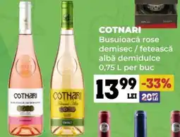 Annabella COTNARI Busuioacă rose demisec/fetească albă demidulce Ofertă