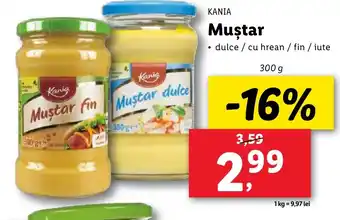 Lidl ΚΑΝΙΑ Muştar Ofertă