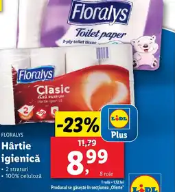 Lidl FLORALYS Hârtie igienica Ofertă