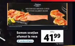 Lidl Somon scoţian afumat la rece Ofertă