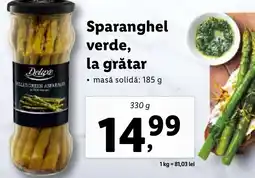 Lidl Sparanghel verde, la grătar Ofertă