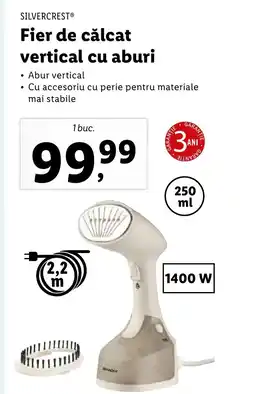 Lidl SILVERCREST Fier de călcat vertical cu aburi Ofertă