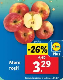 Lidl Mere roşii Ofertă