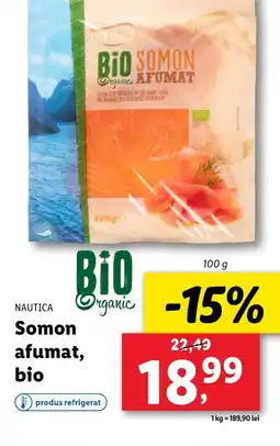 Lidl NAUTICA Somon afumat, bio Ofertă