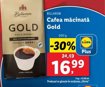 Lidl BELLAROM Cafea măcinată gold Ofertă