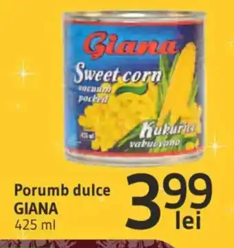 Supeco Porumb dulce GIANA Ofertă