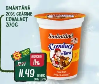 Diana Supermarket Smântănă 20% grasime COVALACT Ofertă