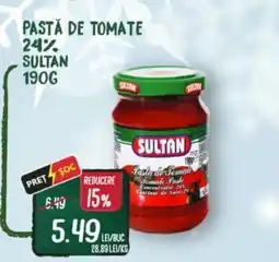 Diana Supermarket Pasta de tomate 24% SULTAN Ofertă