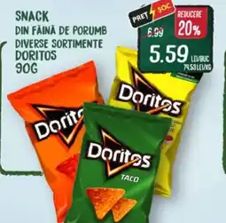 Diana Supermarket Snack din făină de porumb DORITOS Ofertă