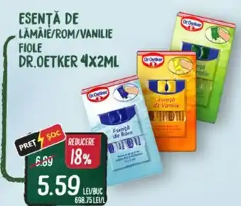 Diana Supermarket Esenţă de lămâie/rom/vanilie fiole DR.OETKER Ofertă