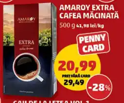 Penny AMAROY Extra cafea măcinată Ofertă