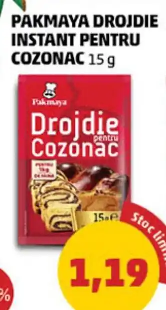 Penny PAKMAYA Drojdie instant pentru cozonac Ofertă