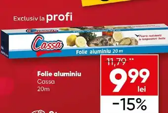 PROFI Folie aluminiu Cassa Ofertă