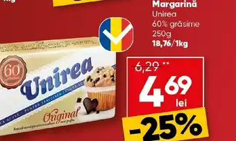 PROFI Margarină UNIREA 60% grăsime Ofertă