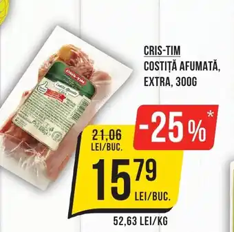 Mega Image CRIS-TIM Costiţă afumată, extra Ofertă