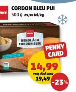 Penny Cordon bleu pui Ofertă