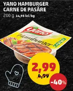Penny YANO Hamburger carne de pasăre Ofertă