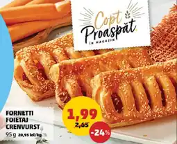 Fornetti foietaj crenvurst