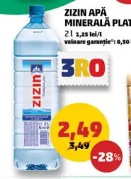 Penny ZIZIN Apă minerală plată Ofertă