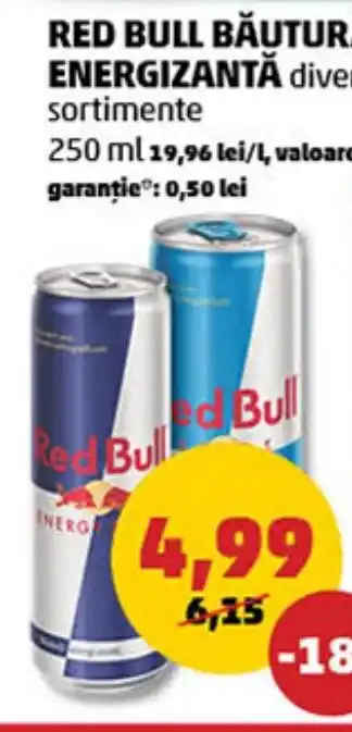 Penny RED BULL Băutură energizantă Ofertă