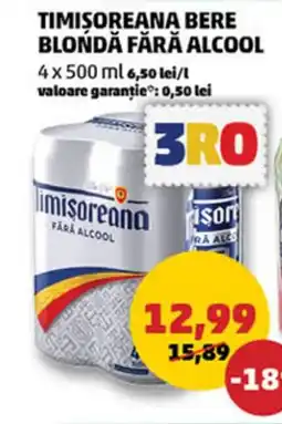 Penny TIMIŞOREANA Bere blondă fără alcool Ofertă