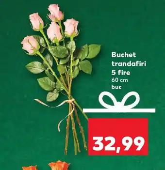 Kaufland Buchet trandafiri 5 fire Ofertă