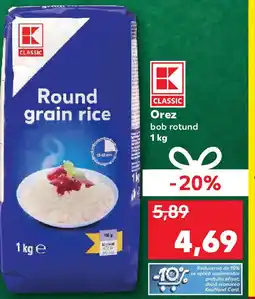 Kaufland Orez bob rotund Ofertă
