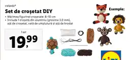 Lidl Set de crosetat DIY Ofertă